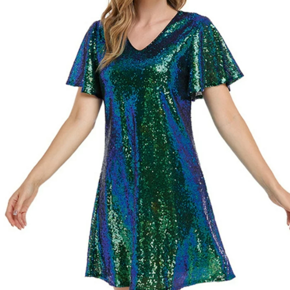 NWT Retro Sequin Dress
